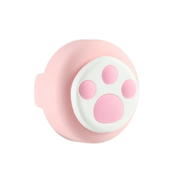 Vattentätt silikonfodral för AirTag i rosa med kattpote för barnskosnören och GPS-tracker tillbehör 35x27x20mm 1
