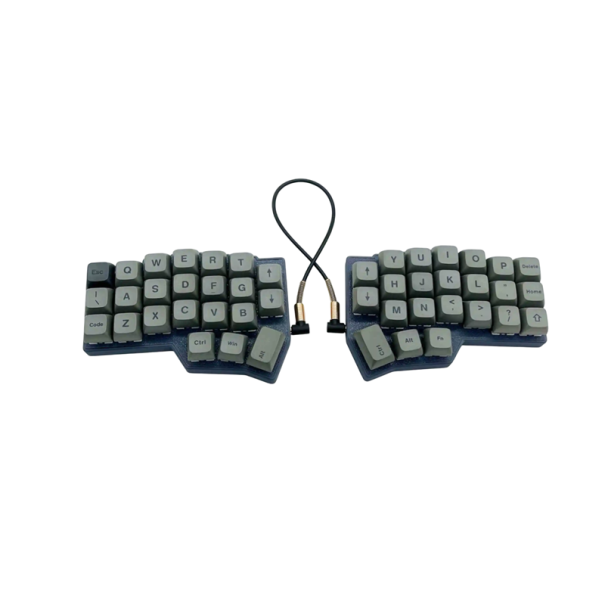 Dělená drátová ergonomická mechanická klávesnice s RGB podsvícením Odolná herní a pracovní klávesnice pro pohodlné psaní i hraní 2