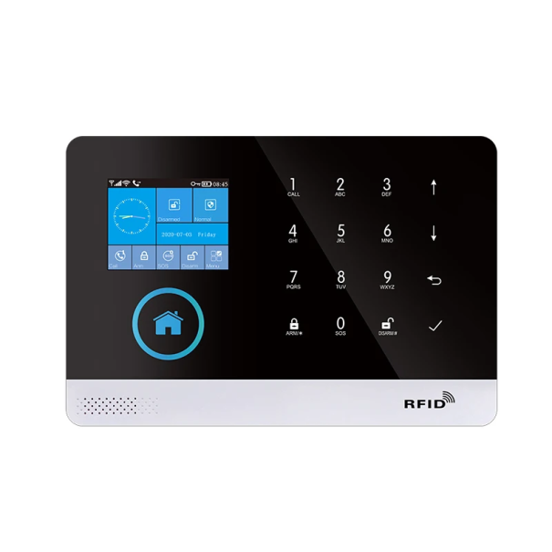 Centralt enhet för Tuya Smart Home larm system Trådlös hem säkerhet mot inbrott WiFi GSM app för smarta hem 1