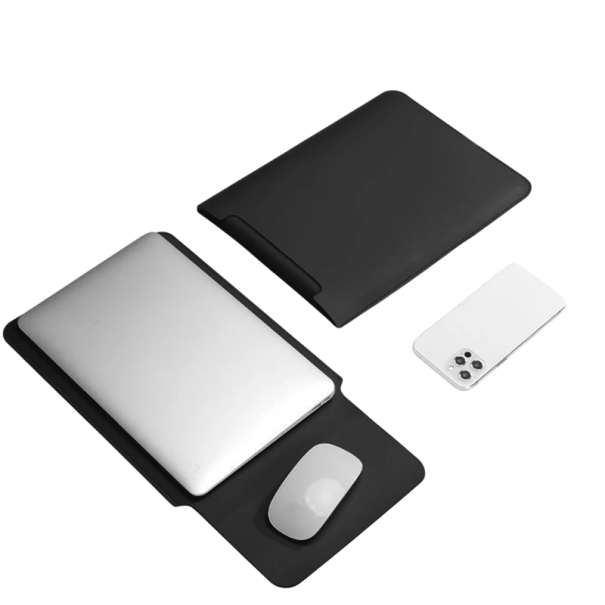 11 Inch Laptop Sleeve for Apple MacBook Lenovo Huawei Xiaomi Soft Thin Laptop Case Neutral Colour Portable black