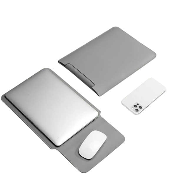 11 tuuman kannettavan tietokoneen suojakotelo Apple MacBookille Lenovo Huawei Xiaomille Pehmeä ohut kannettavan tietokoneen hiha Neutraalin värinen kannettava harmaa