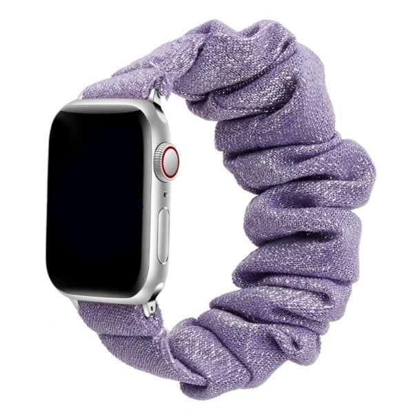 Curea elastică moale violetă S 119–160 mm pentru Apple Watch 42 44 45 mm seria 1–9 SE SE2 Curea confortabilă pentru ceasuri inteligente 1