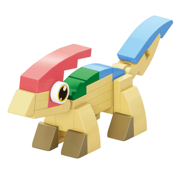 Dinosaure 2,7 x 9,1 x 4,2 cm Mini 3D construction 36 pièces Micro briques de construction Constructeur créatif pour enfants Petit modèle à assembler 1