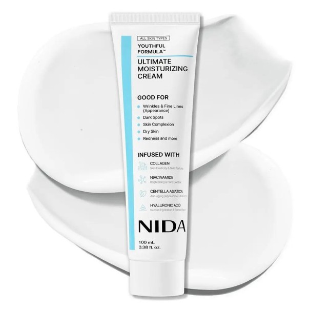Hydrerande ansiktskräm 100 ml För alla hudtyper Daglig hydrering Mjuk vård för en fräsch och balanserad look 1