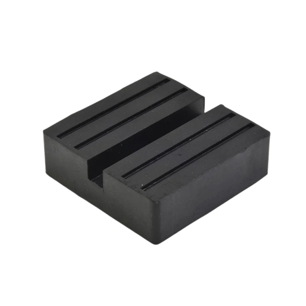 Gummaplattform för domkraft 7,5 x 7,5 x 2,5 cm Universellt skydd för bilens tröskel och balk Domkraftsadapter mot skador 1