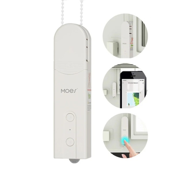 ZigBee-motor för kedjerullgardiner Moes AM43 21 x 28,5 cm Styrning via appen Tuya Smart Life Stöd för Alexa och Google Home 1