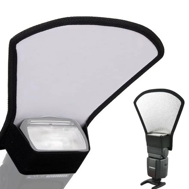 Softbox för blixt 11 x 18 x 20 cm Reflektor med diffusor för externa blixtar till kameror från Canon och Nikon 1