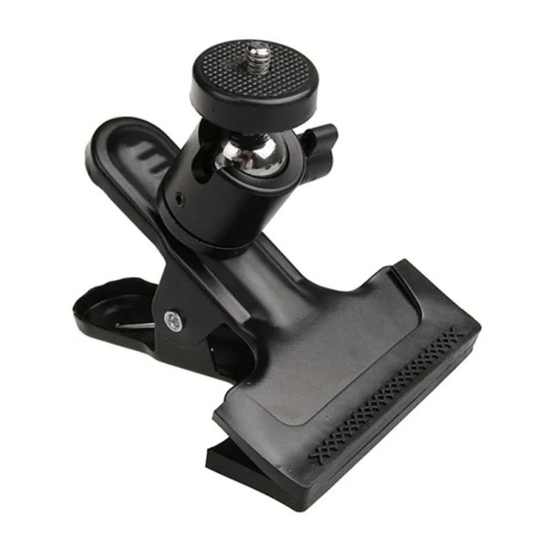 Kameraklämma 11 × 9 × 8 cm Orotterande blixtfäste för stativ, systemkamera och fotografitillbehör 1