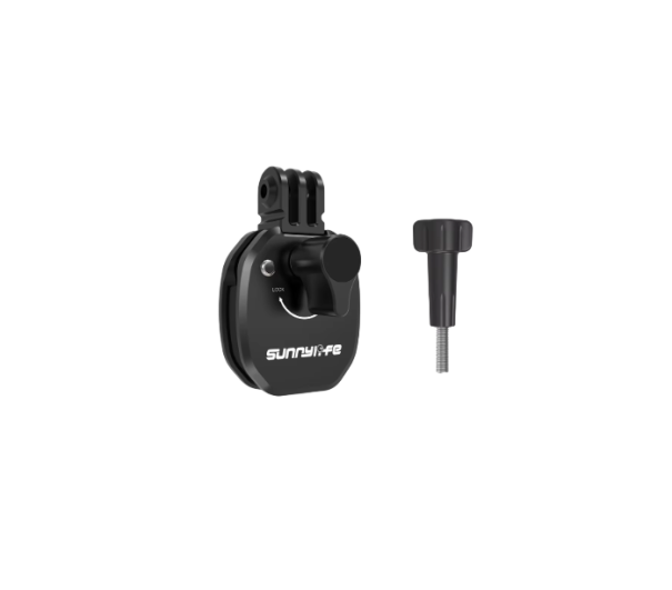 Sats av aluminiumklämmor för motorcykelplexi 6,8 x 4 x 3,2 cm CNC-klämma med gummiskydd för GoPro DJI Osmo Insta360 1
