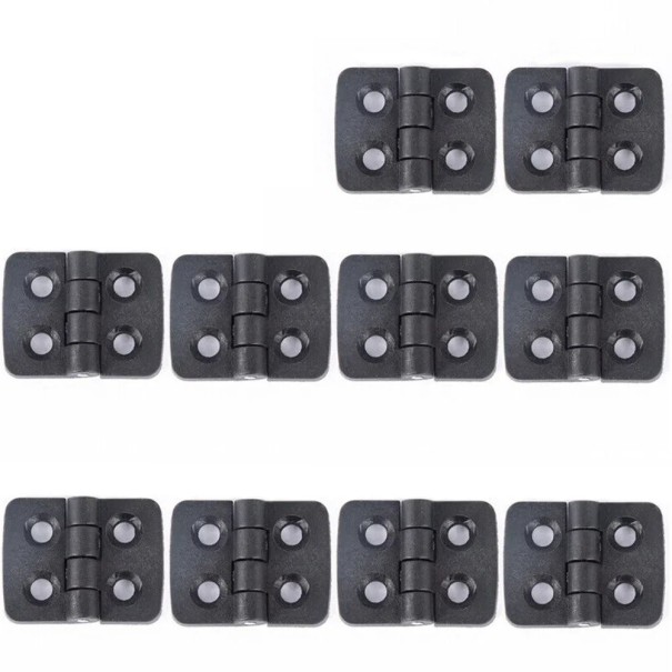 Sats med 10 små gångjärn 35 x 25 x 2 mm Dörrgångjärn Skåp Låda Praktiska för hemmet och möbler 1