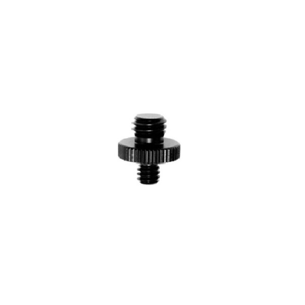 Adapter för skruvar 3/8" till 1/4" 1,6 × 0,7 × 0,4 × 0,7 cm Svart metall Konvertering av gängor för stativ, fästen och foto/video tillbehör 1