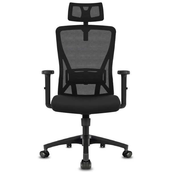 Kontorsstol med nätstruktur Maxvikt 150 kg Höjd 118–126 cm Säte 54 x 50 cm Sätehöjd 44–52 cm Luta 90–130° 1