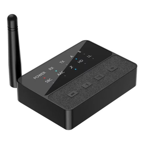 Trådlös ljudadapter Bluetooth 5.3 RX TX 3,5 mm RCA aptX HD LL Låg latens För TV PC hörlurar högtalare 1