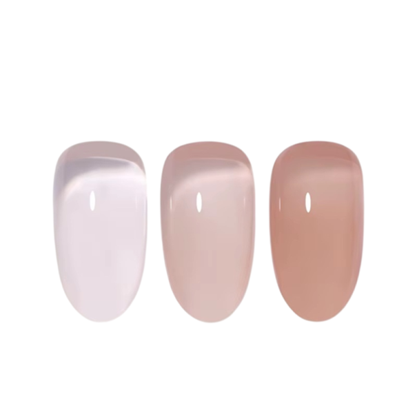 Vernis gel UV LED jelly transparent 15 ml Effet coloré vernis à séchage rapide et longue tenue pour salon et manucure à domicile 1