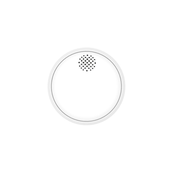 Smart rökdetektor ZigBee 86 × 34,5 mm Trådlös rökdetektor 85 dB Tuya Smart kompatibel Tak- och väggmontering 1