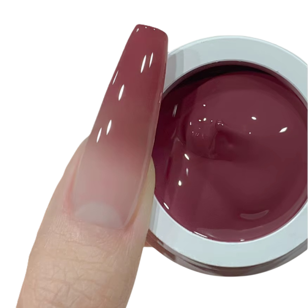 Gel pour ongles avec applicateur en éponge coussin d'air UV LED haute saturation pour dégradés à usage salon 1
