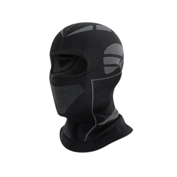 Pasamontañas deportivo elástico de invierno 36 x 28 cm Cubierta térmica protectora para deportes al aire libre, correr, esquiar, ciclismo negro
