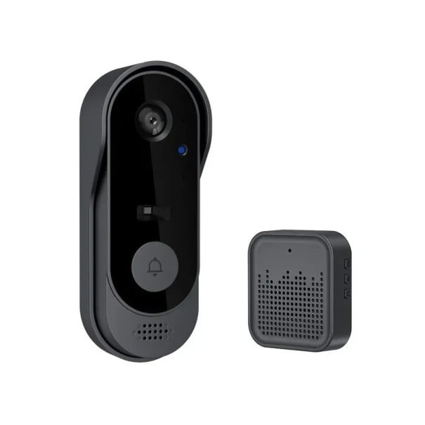 Sonnette vidéo sans fil Tuya Smart avec caméra WiFi HD IP65 interphone bidirectionnel vision nocturne IR pour maison intelligente 1
