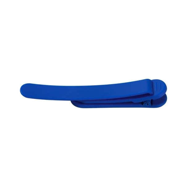 Silikonbokmärke 92 x 14 mm klipp färgglad mjuk flexibel läsartillbehör blå