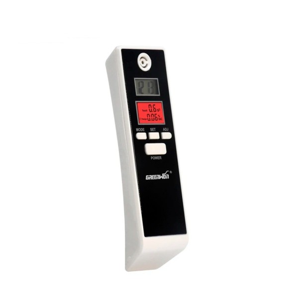 Liten bärbar alkoholtester 10,2 x 3,4 x 1,8 cm Andningsanalysator med LCD-display Detektor för körning under påverkan 1