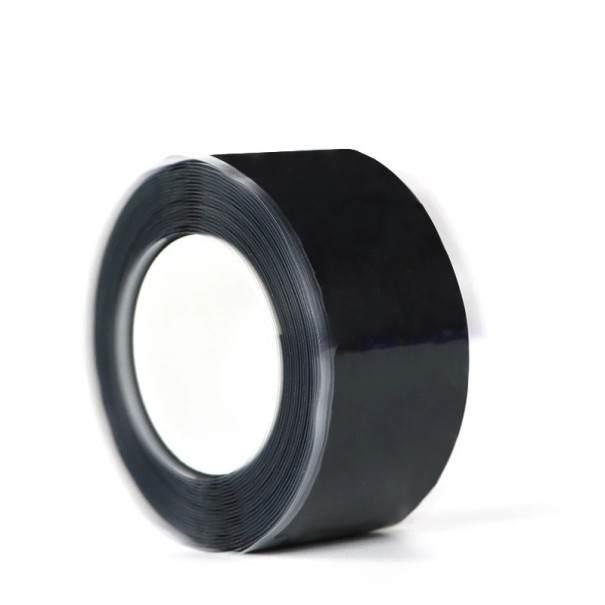 Svart självhäftande vattentät tejp 1m x 25mm För reparationer, isolering och skydd Tejp för reparationer, skydd mot vatten och fukt, universell 1