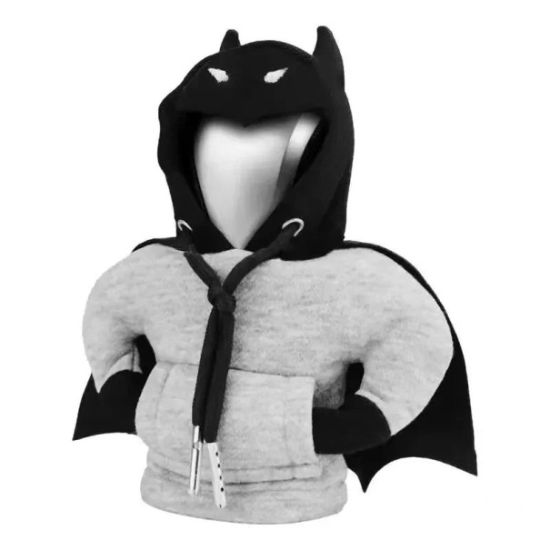 Housse de levier de vitesses de voiture et sweat à capuche avec motif Batman, housse de protection universelle et sweat stylé pour les fans de Batman 1