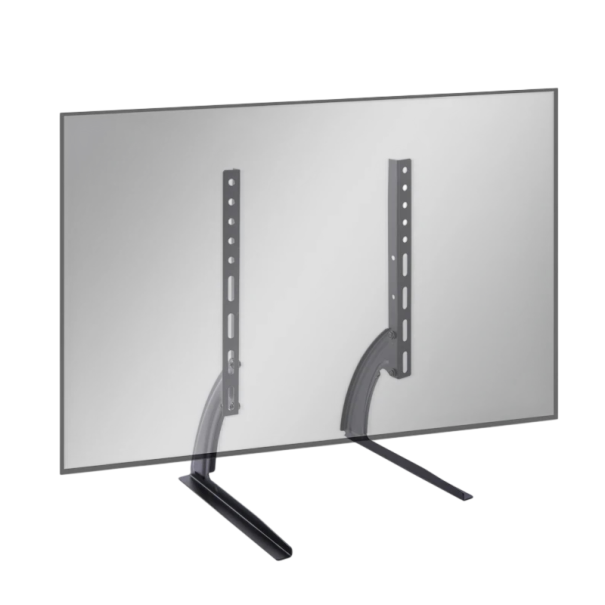 TV-stativ med ben 32-75 tum, 698 x 355 mm, bärförmåga 50 kg, stabil bas för platta skärmar 1