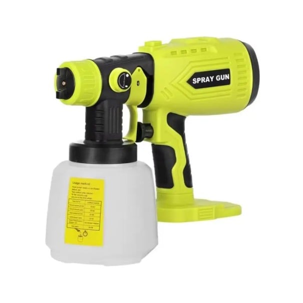 Elektrisk sprutpistol för färg 1000 ml 200W Pistol för målning av väggar, trä och metall Hemma- och hobbyanvändning 1