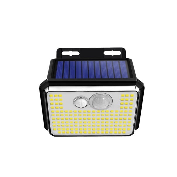 Lampe murale extérieure solaire LED 148 LED IP65 Détecteur de mouvement 3 modes Lampe de sécurité solaire pour le jardin 1
