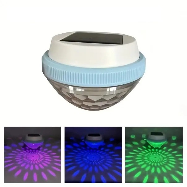 Solärt flytande LED-ljus IP65 Färgglad RGB belysning för pooler, dammar, fontäner Automatisk nattbelysning 1