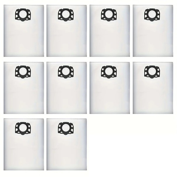 Set med 10 st dammfilter kompatibla med Karcher dammsugare WD4/WD5/WD6 och MV4/MV5/MV6 - Modell 2.863-006.0 1