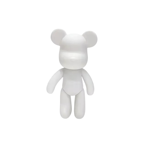 DIY dekorativ björn i resin 18 x 6 cm Figur för målning Kreativ målning och dekoration Handgjord inredningsdekoration present 1