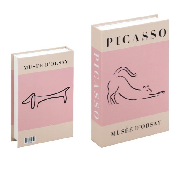 Livre décoratif faux avec espace de rangement – Décoration ouvrable avec motif "Picasso Musée d'Orsay" 1