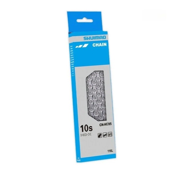 Cykelkedja SHUIMAO CN-HC95 10 växlar, 116 länkar, 1/2"x11/128", med snabbkoppling 1