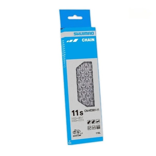 Cykelkedja SHUIMAO CN-HC901-11 11 växlar, 116 länkar, 1/2"x11/128", med snabbkoppling 1