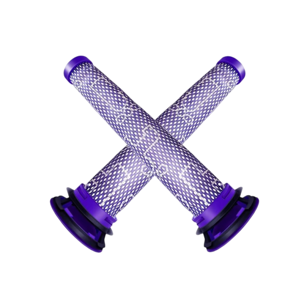 Sats med 2 ersättningsfilter för Dyson V6, DC59, DC62, SV03, SV073, Animal och Animal Pro för effektiv fångst av damm och allergener 1