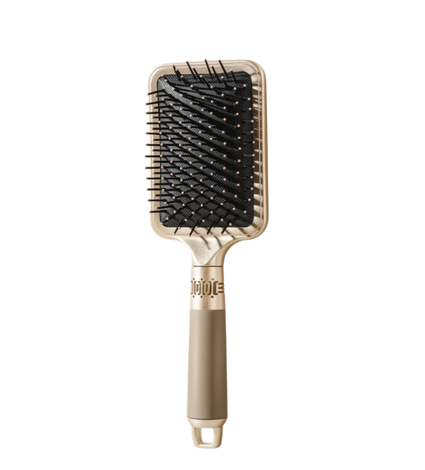 Brosse à cheveux pour femmes 25,5 x 7,8 cm Brosse de massage avec coussin d'air Poignée antidérapante Dents rondes avec billes 1