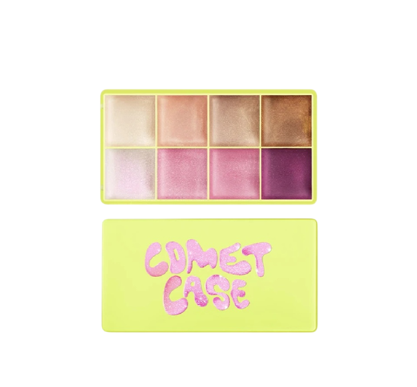 Palette de illuminateurs crémeux 14,6 x 7,6 cm Palette multicolore d'illuminateurs pour le visage Ensemble de maquillage professionnel effet glow 1