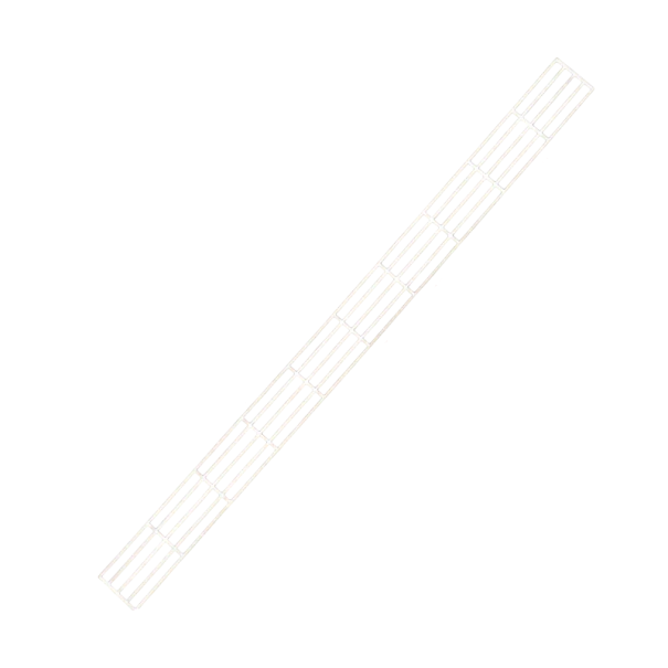 Clôture en plastique modélisée HO 1:87 540 × 22 mm Épaisseur 1,2 mm Espacement 29 mm Clôture haute pour diorama 1