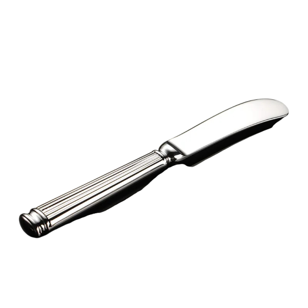 Edelstahlbuttermesser Elegantes Besteck aus Edelstahl modernes Küchenutensil zum Streichen von Butter und Aufstrichen 1