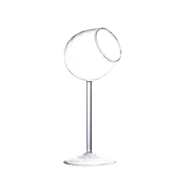 Glasvas på fot 100 ml rund dekorativ vas av klart glas transparent behållare för blommor och arrangemang av inredningsdekorationer 1