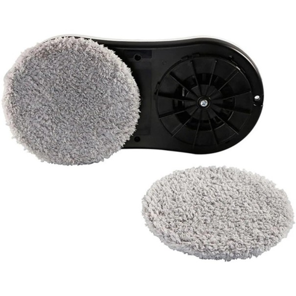 12.5 cm Grey Washable Mop Pads for HUTT DDC5 DDC55 Window Cleaning Robot Replacement Cloths 1