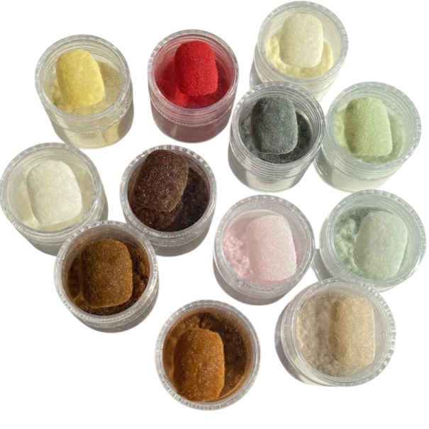 12 pcs Velvet Nail Powder for Manicure, Fine Powder for Matte and Velvet Effect on Nails 1