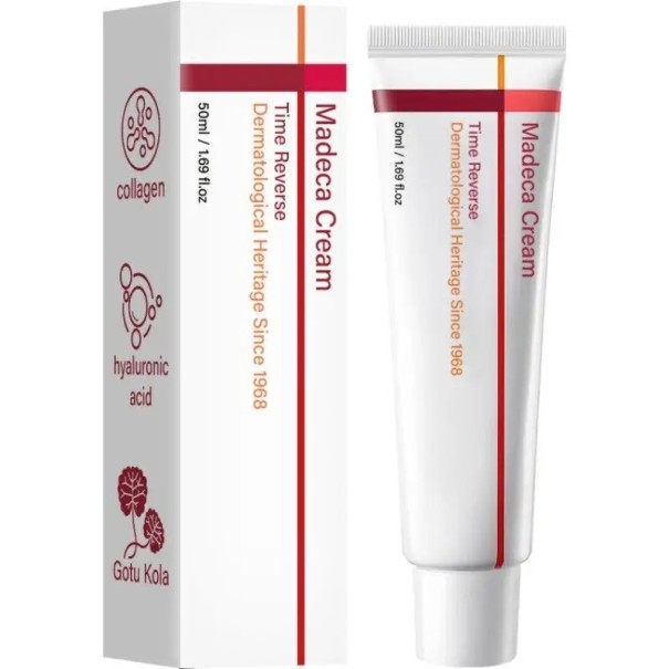 Madeca Cream koreansk hydraterende anti-aging creme med asiatisk centella 50 ml lysnende dagpleje hvid 1