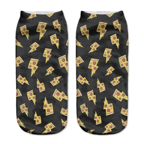 Kvinnors ankelstrumpor - Pizza 1