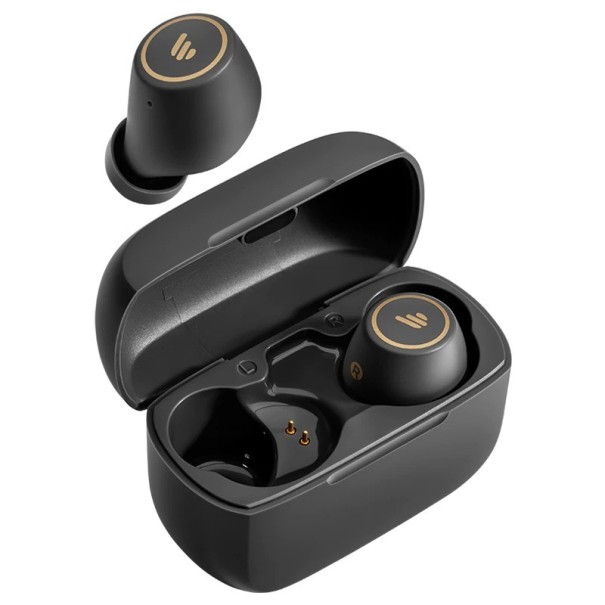 Trådlösa in-ear hörlurar med laddningsfodral Bluetooth 5.2 Räckvidd 10 m Kontroll av musik och samtal Frekvensområde 20 Hz till 20 kHz svart