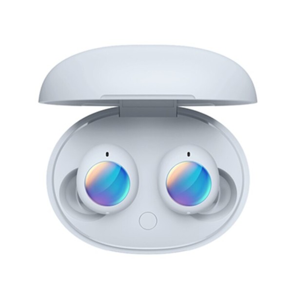 Trådlösa in-ear hörlurar med dualmikrofon för samtal och musik Bluetooth 5.2 Batteritid 5 timmar Laddningsbox med USB-C kontakt vit
