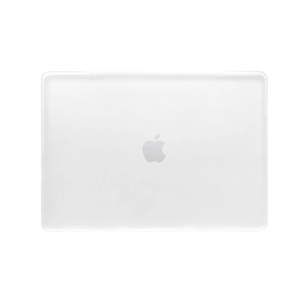 Kryt na MacBook Pro 16 palců pro čipy M1 M2 M3 M4 i M5 průhledný dvoudílný obal s pevným rámečkem a měkkým okrajem na ochranu hran bílá