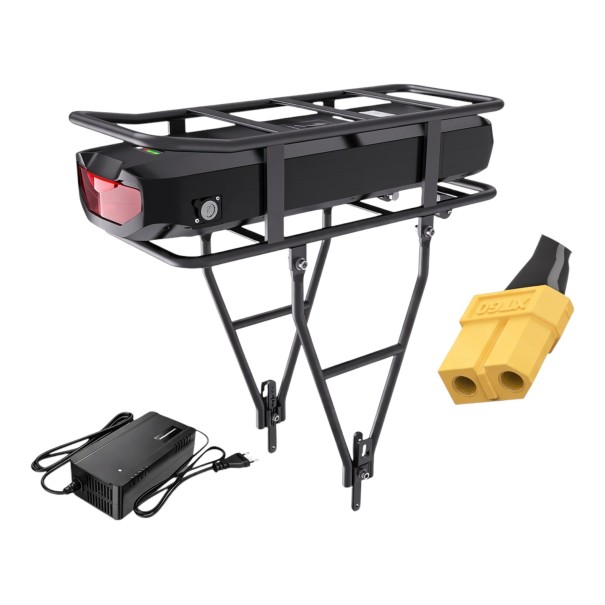 Set för mittmotor på elcykel TSDZ8 48 V 750 W Batteri för pakethållare 48 V 18,2 Ah 873,6 Wh Bluetooth-display EKD01 2,4" Bromssensor Svart 1