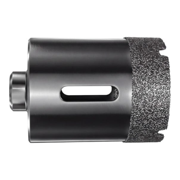 Diamantborrkrona 35 mm med M10-gänga för vinkelslip Pansad diamant Svart Torr borrning i marmor, granit och glas 1